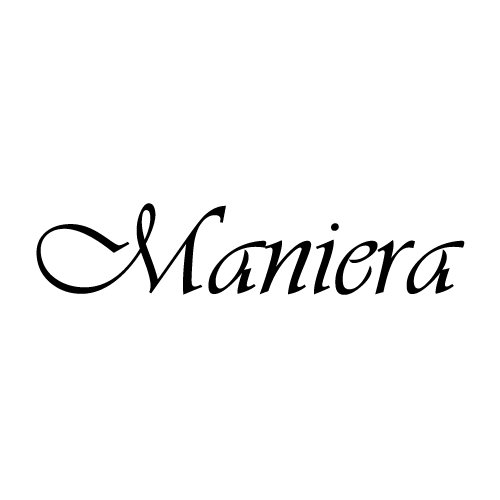 логотип компании Бутик итальянской одежды Maniera