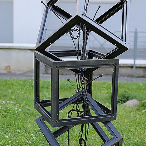Скульптура Три куба,Памятник, скульптура,Иваново