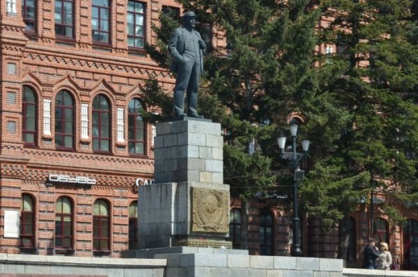 Памятник В. И. Ленину ,памятник,Хабаровск