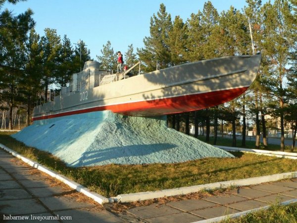Памятник Морякам-Амурцам,памятник,Хабаровск