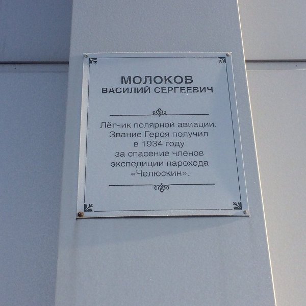 Памятник полярному лётчику Василию Молокову,Памятники,Красноярск