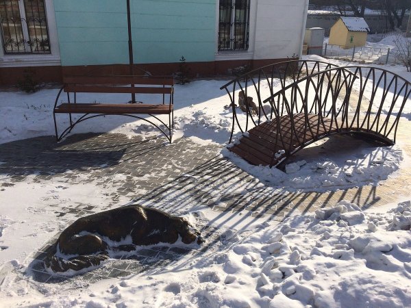 Скульптура Брошенная собака,Скульптуры,Красноярск