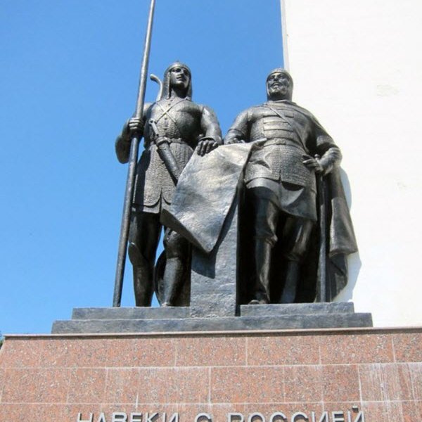 Монумент «Навеки с Россией»,Памятник, достопримечательности, монумент,Майкоп