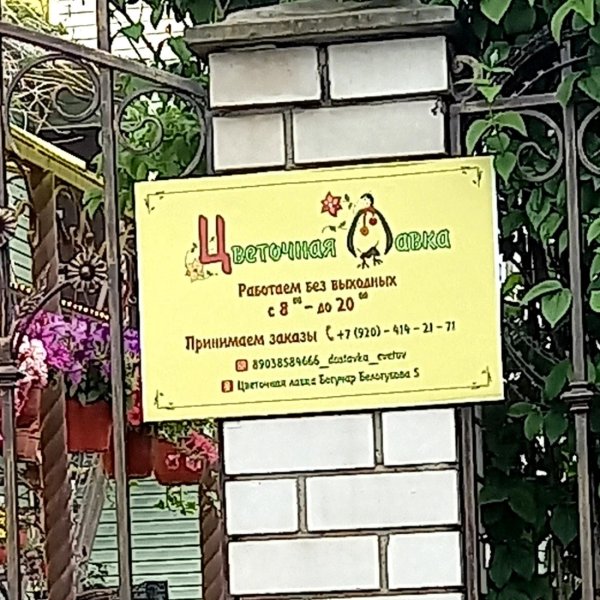 Цветочная лавка