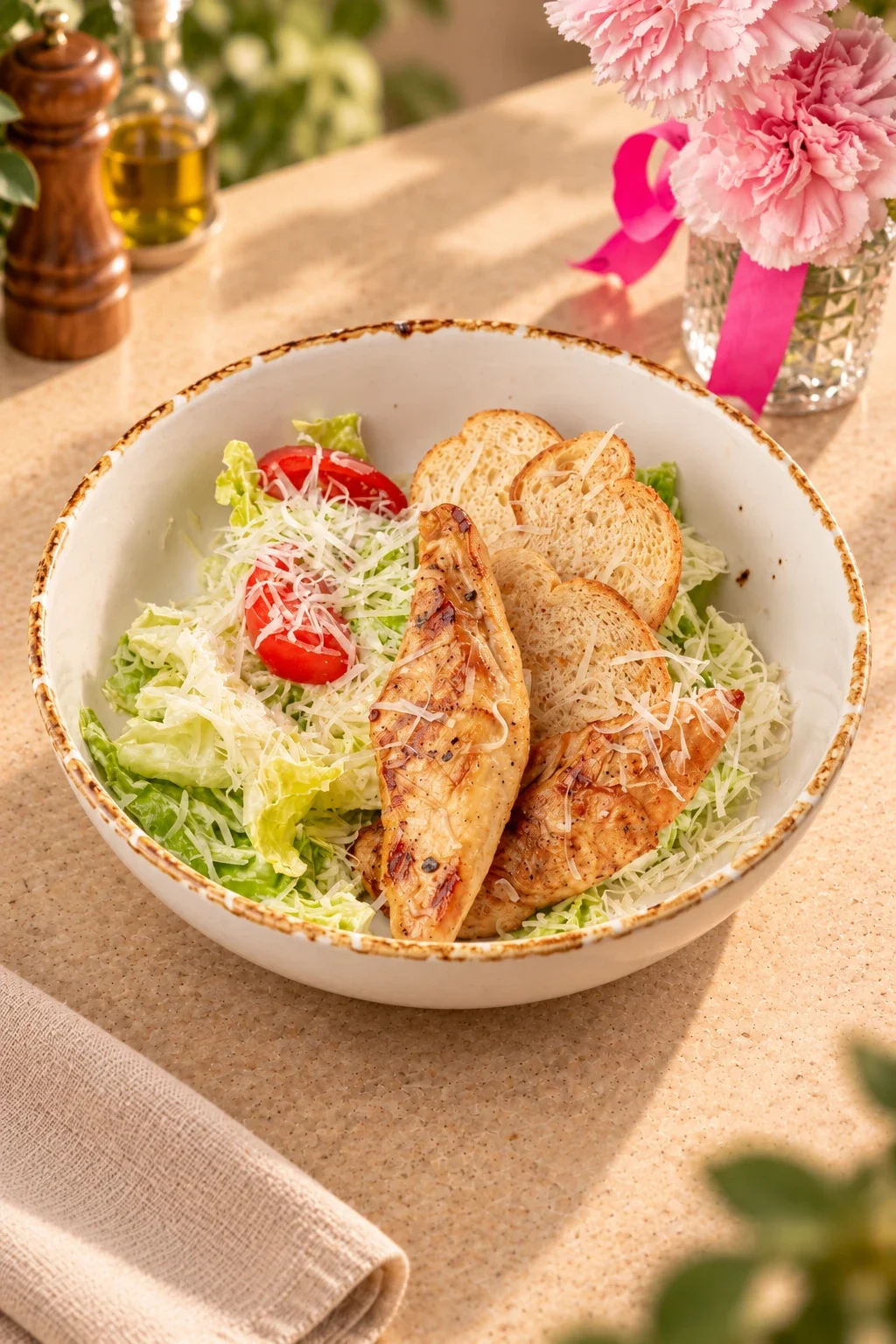 Цезарь с курицей