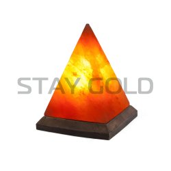 Соляной светильник STAY GOLD Пирамида малая