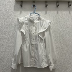 Блузка комбинированная длинный рукав