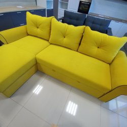 Жёлтый диван уголок