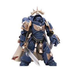 Фигурка Warhammer 40K Ultramarines Captain in Gravis Armour 1:18