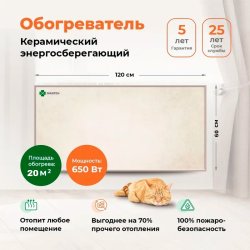 Керамические обогреватели НИКАТЭН НТ650