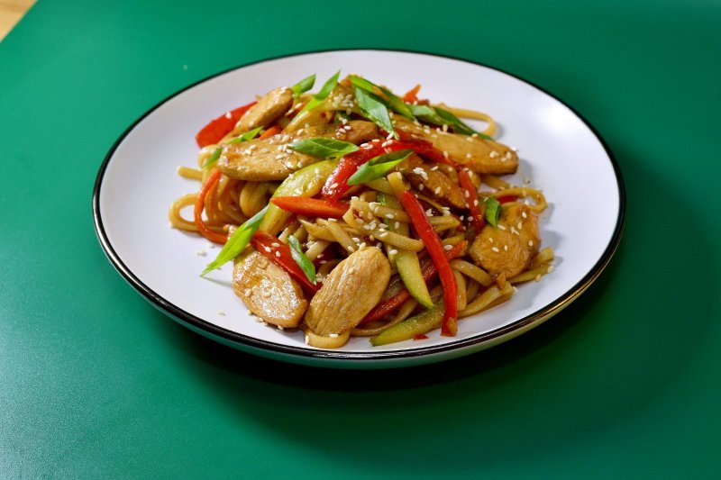 Удон с морепродуктами