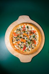 Пицца курица с грибами