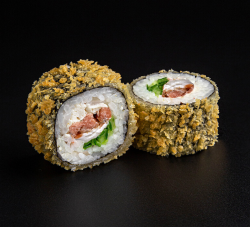 ТЕМПУРА С ЖАРЕНЫМ ЛОСОСЕМ