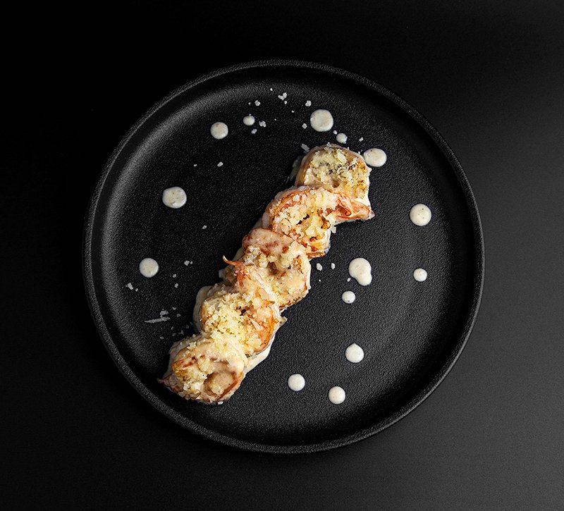 КРЕВЕТКИ В СЛИВОЧНО-ЧЕСНОЧНОМ СОУСЕ