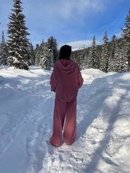 Теплые костюмы с эффектом велюра