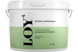 R-ONE интерьерная краска для стен И потолков 13кг