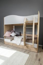 Кровать Mamamia двухъярусная с ящиками