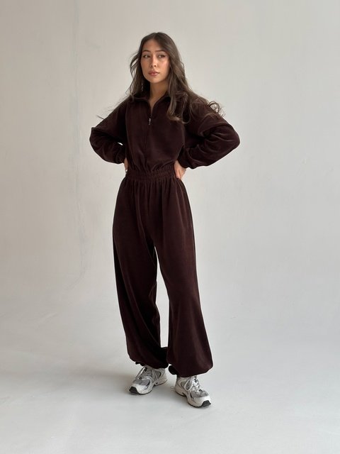 Комбинезон велюр