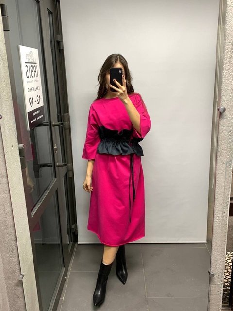 Платье двунитка