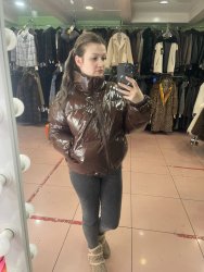 Пуховик укороченный