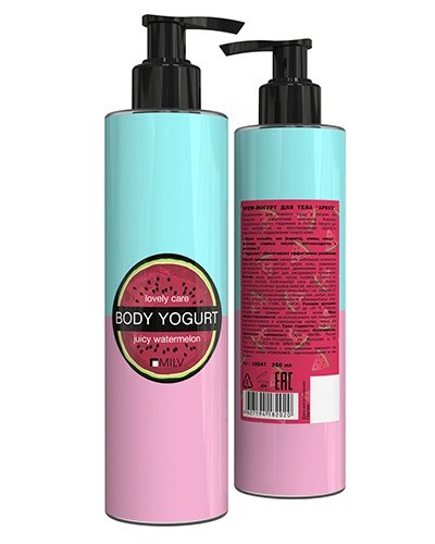 ДВУХЦВЕТНЫЙ КРЕМ-ЙОГУРТ ДЛЯ ТЕЛА, 250мл