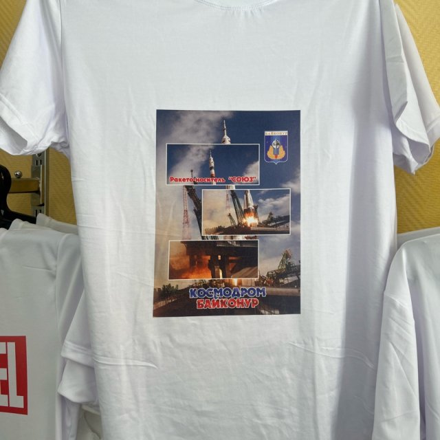 Печать рисунка (логотипа) на цветную бутболку покупателя с содержанием хлопка или синтетики более 50%, двусторонняя печать