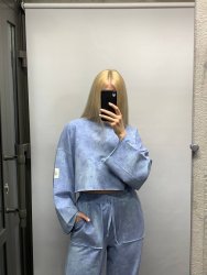 Двунитка (варенка) с эффектом велюра