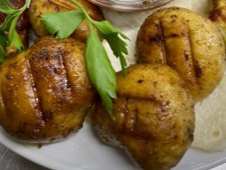 Грибы на мангале