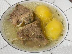 Суп Шурпа с говядиной на костном бульоне