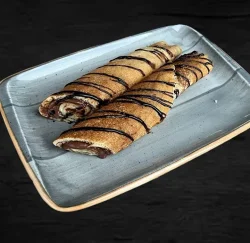 Блины с шоколадной пастой