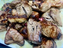 Шашлык из мякоти телятины