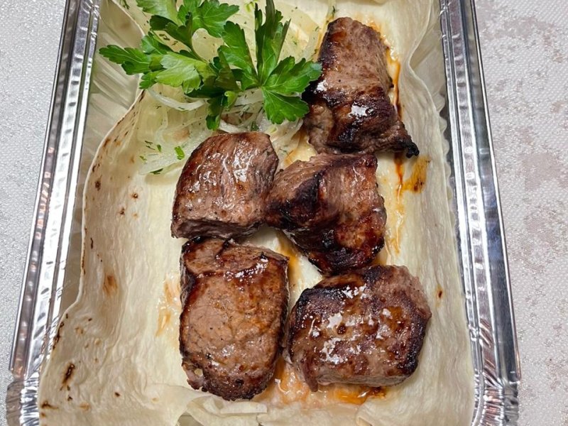 Шашлык из бараньей мякоти