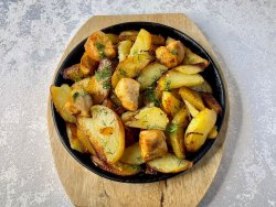 Жаркое с куриным филе 