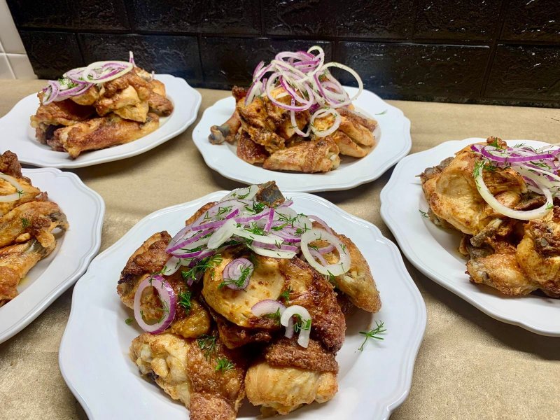 Курица жареная целая