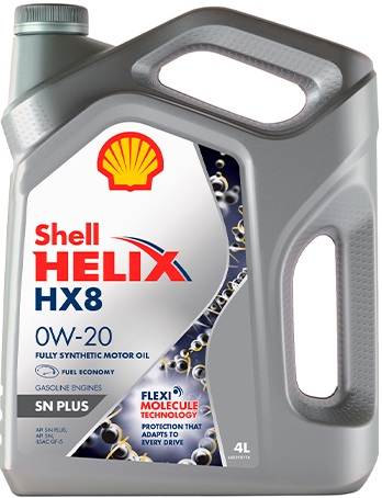 Масло моторное 0W20 Shell Helix HX8 SP Syn 4л