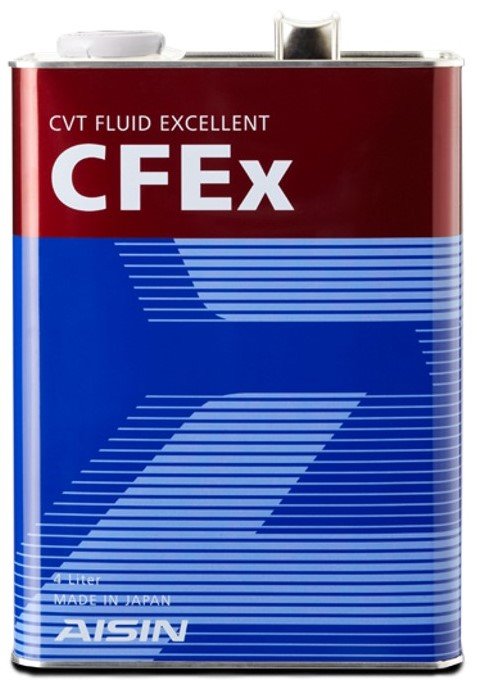 Масло трансмиссионное AISIN CVT Fluid Excellent CFEx+ 4л