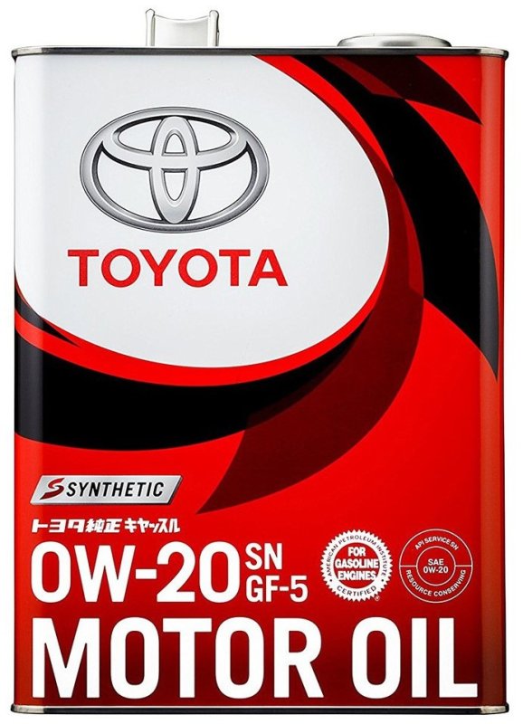 Масло моторное 0W20 TOYOTA SP/GF-6A Syn 4л