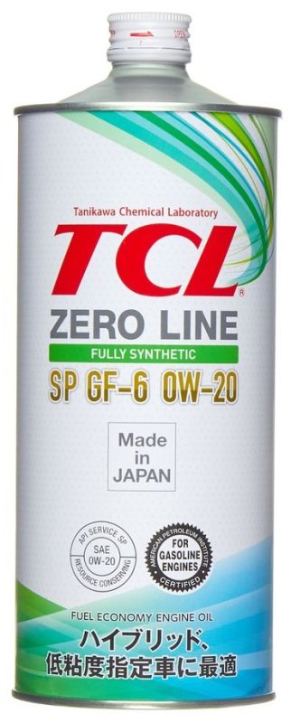 Масло моторное 0W20 TCL Zero Line SP GF-6 Syn 1л