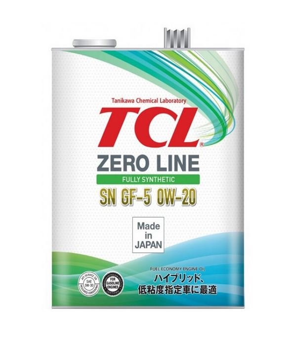 Масло моторное 0W20 TCL Zero Line SP GF-6 Syn 4л