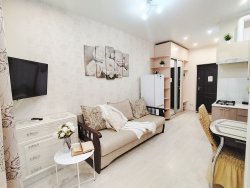 Студия для 3х человек с кухонной зоной, рядом с Олимпийским парком