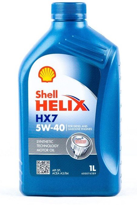Масло моторное 5W40 Shell Helix HX7 S/syn 1л