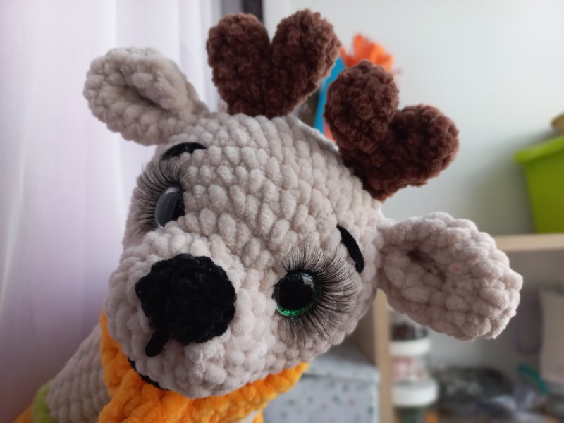 Игрушка Сувенир Олененок "Малыш" ручная работа