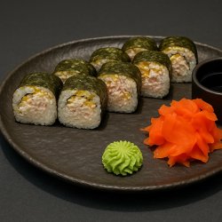 Снежный краб с омлетом