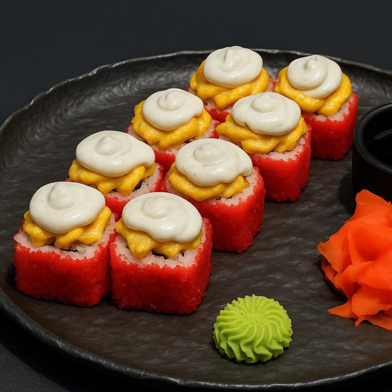 Ролл с мидиями