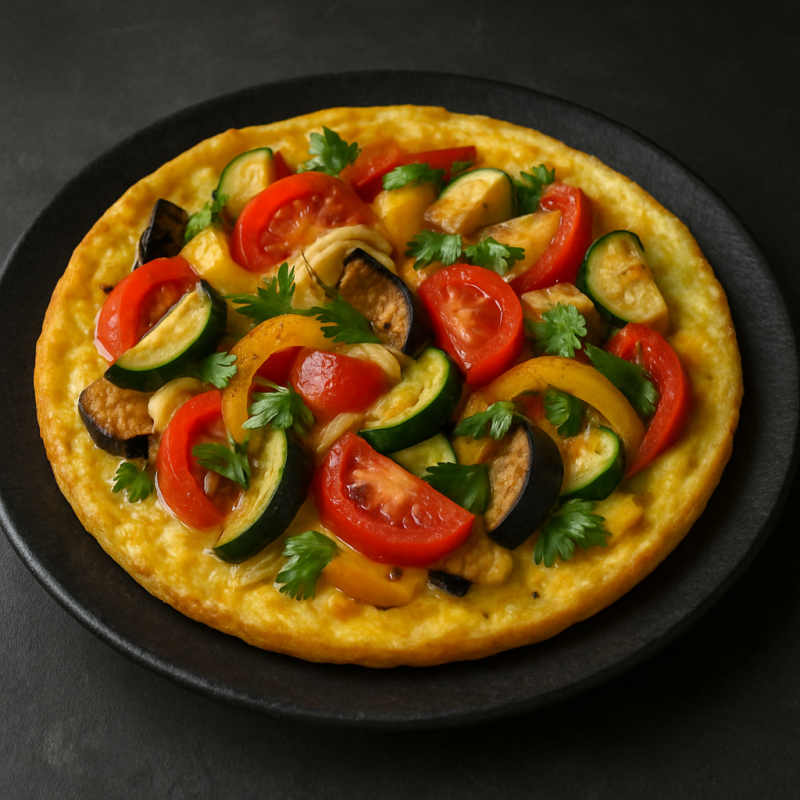 Омлет с овощами