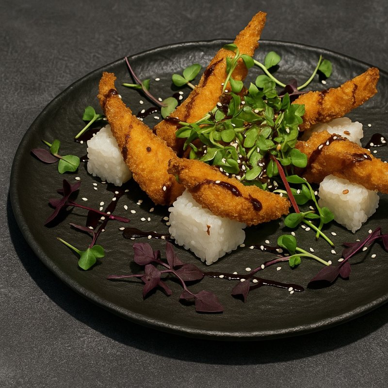 Креветки тигровые в кляре