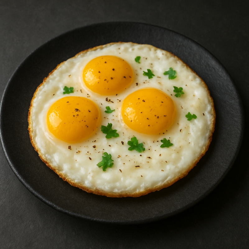 Яичница глазунья