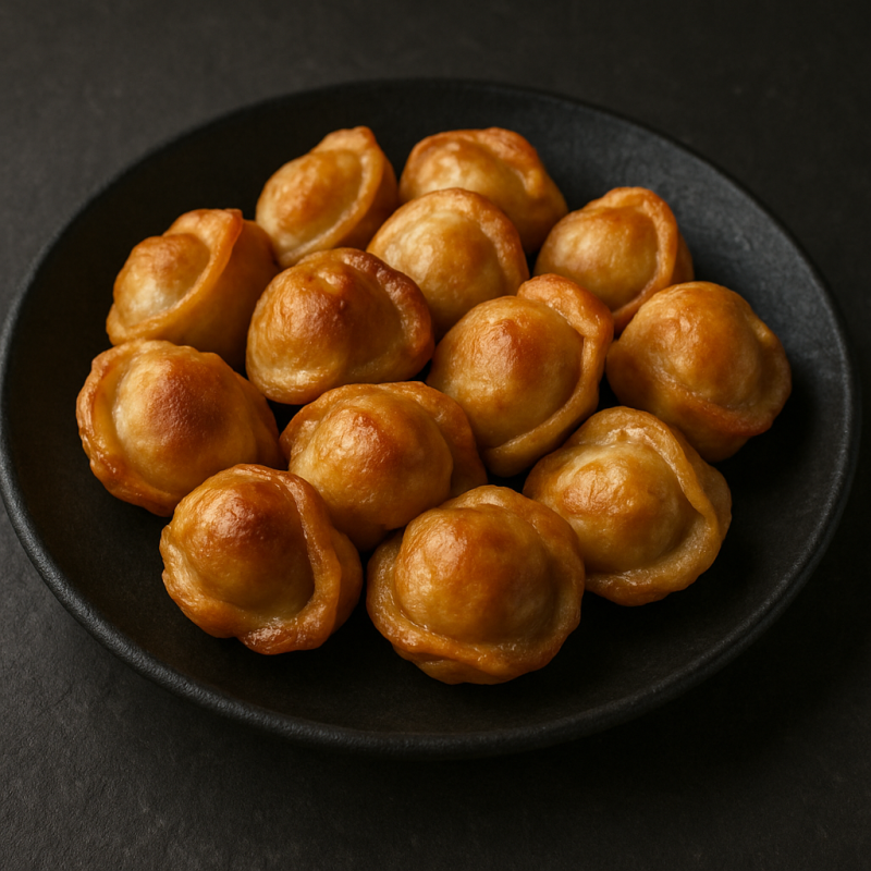 Пельмени жареные