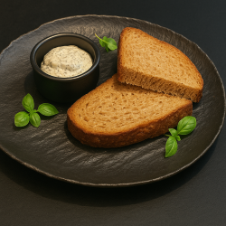 Брускетта с воздушным маслом