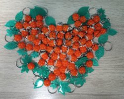 Брелок "МОРОШКА" сувенир ручная работа